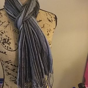 Pinstripe scarf